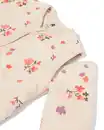 Bild 3 von Schlafsack mit abnehmbaren Ärmeln aus Samt, 3,0 TOG, Blumen beige
