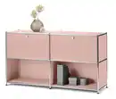 Bild 1 von Sideboard Metall »CN3« mit 2 versetzbaren Klappenfächern, altrosa
