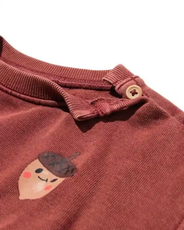 Bild 4 von Babysweater dunkelrot
