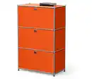 Bild 1 von Kommode Metall »CN3« mit 3 Klappenfächern, orange
