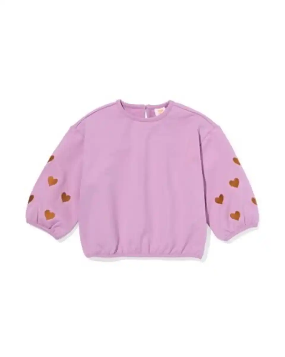 Bild 1 von Baby-Sweater mit Herzen violett