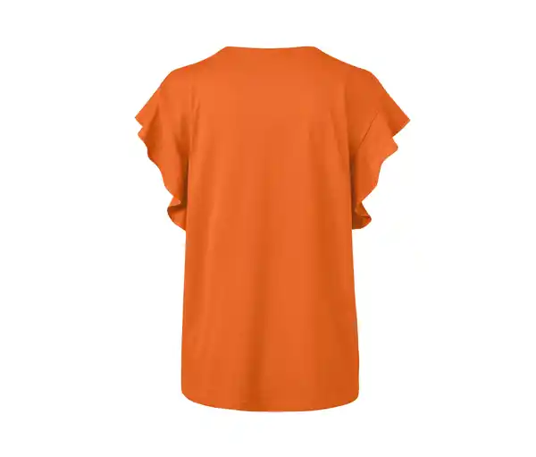 Bild 1 von Shirt mit Volant, orange