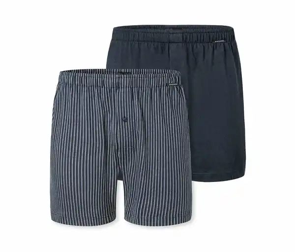 Bild 1 von 2 SCHIESSER Jersey-Boxer, blau gestreift