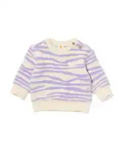 Babypullover mit Zebra violett