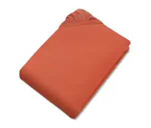 SCHÖNER WOHNEN-Kollektion Spannbettlaken, koralle, Normalgröße
