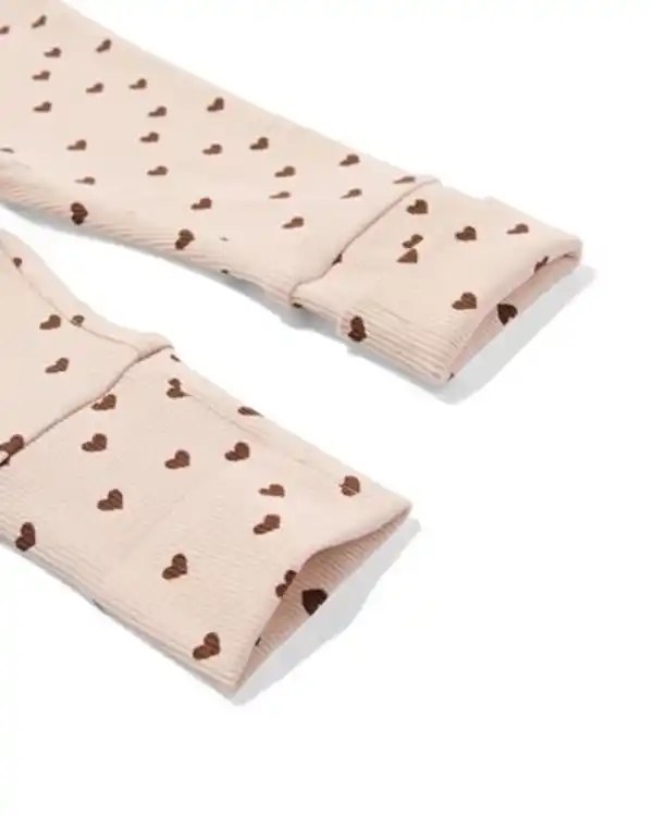 Bild 4 von Mitwachsende Babyleggings mit Rippstruktur – 2 Stück rosa