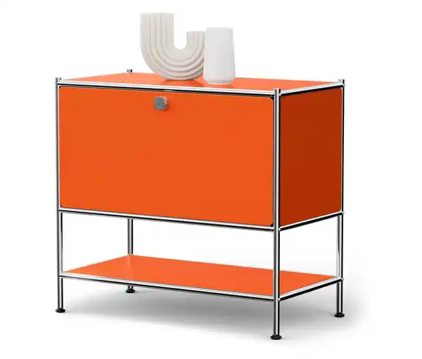 Bild 1 von Sideboard Metall "CN3" mit 1 Klappenfach, orange