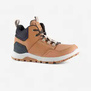 QUECHUA Wanderschuhe Kinder Grösse 35–38 halbhoch - NH500 braun