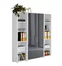 Bild 1 von Aktenschrank Office Edition Sw Set 3 hoch Weiß/Anthrazit, Weiß, Anthrazit Hochglanz