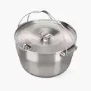 Bild 1 von QUECHUA Kochtopf für Lagerfeuer Edelstahl 4 Personen Camping - 3 Liter