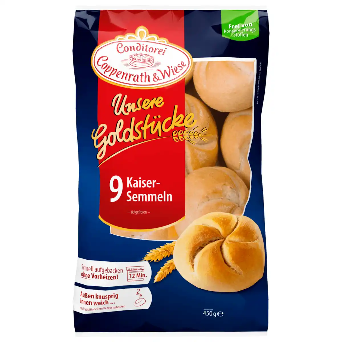 Bild 1 von Coppenrath & Wiese 9 Kaiser-Semmeln 450g