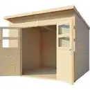 Bild 3 von Bertilo Holz-Gartenhaus Felix 245 cm x 239 cm Natur FSC®