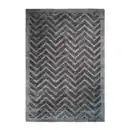 Bild 1 von Novel Flachwebeteppich, Grau, Anthrazit, Textil, Abstraktes, rechteckig, 80x150 cm, Oeko-Tex® Standard 100, pflegeleicht, Teppiche & Böden, Teppiche, Webteppiche