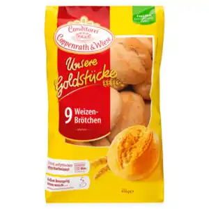 Coppenrath & Wiese 9 Weizen-Brötchen 450g