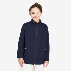 TRIBORD Fleecejacke Segeln Kinder warm 100 blau/schwarz