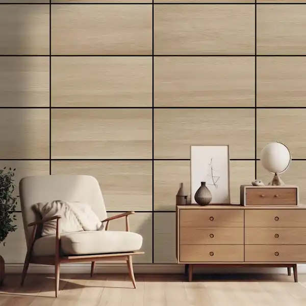 Bild 2 von Amadeo Wandpaneel AkustikBoard Eiche Natur 80 cm x 40 cm 3 Stück FSC®