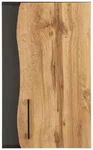 Oberschrank in Eichefarben/Grau