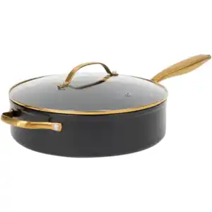 Schmorpfanne mit Glasdeckel