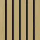 Bild 3 von Akustikpaneel Wandverkleidung Eiche MDF Natur Akustikfilz Schwarz 119,8 cm
