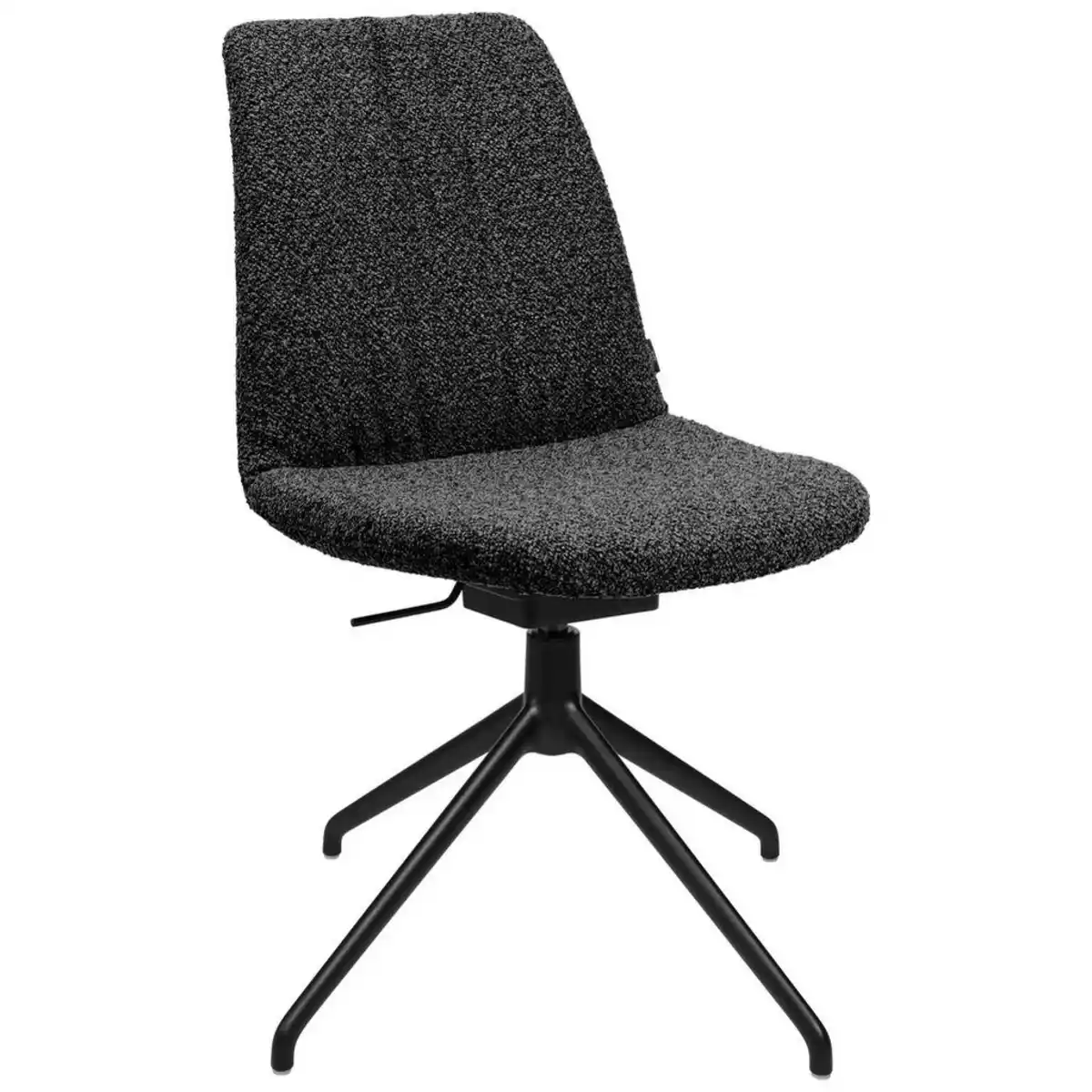 Bild 1 von Johann Jakob Stuhl, Anthrazit, Metall, Textil, A-Form, 46x85-88x55 cm, Sitzfläche 360° drehbar, Esszimmer, Stühle, Esszimmerstühle