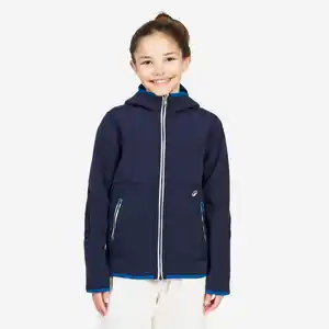 TRIBORD Fleecejacke Segeln Kinder warm wendbar 500 marineblau/blau