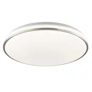 Brilliant LED Deckenleuchte Avalis Weiß/Gebürstetes Aluminium Ø 38 cm