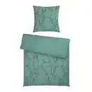 Bild 1 von Novel Bettwäsche, Dunkelgrün, Textil, Rentier, 135x200 cm, pflegeleicht, hautfreundlich, angenehm wärmend, samtiger Griff, weiche und anschmiegsame Oberfläche, Schlaftextilien, Bettwäsche, Bettw