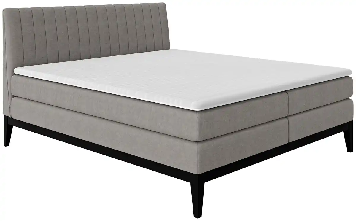 Bild 1 von Boxspringbett Nola Taupe ca. 160x200cm, Taupe