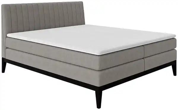 Bild 1 von Boxspringbett Nola Taupe ca. 160x200cm, Taupe