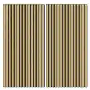 Bild 1 von Akustikpaneel Wandverkleidung Eiche MDF Natur Akustikfilz Schwarz 119,8 cm