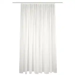 Fertigstore Sablio, Natur, Textil, Uni, 300x265 cm, Wohntextilien, Gardinen & Vorhänge, Fertiggardinen, Fertigstores