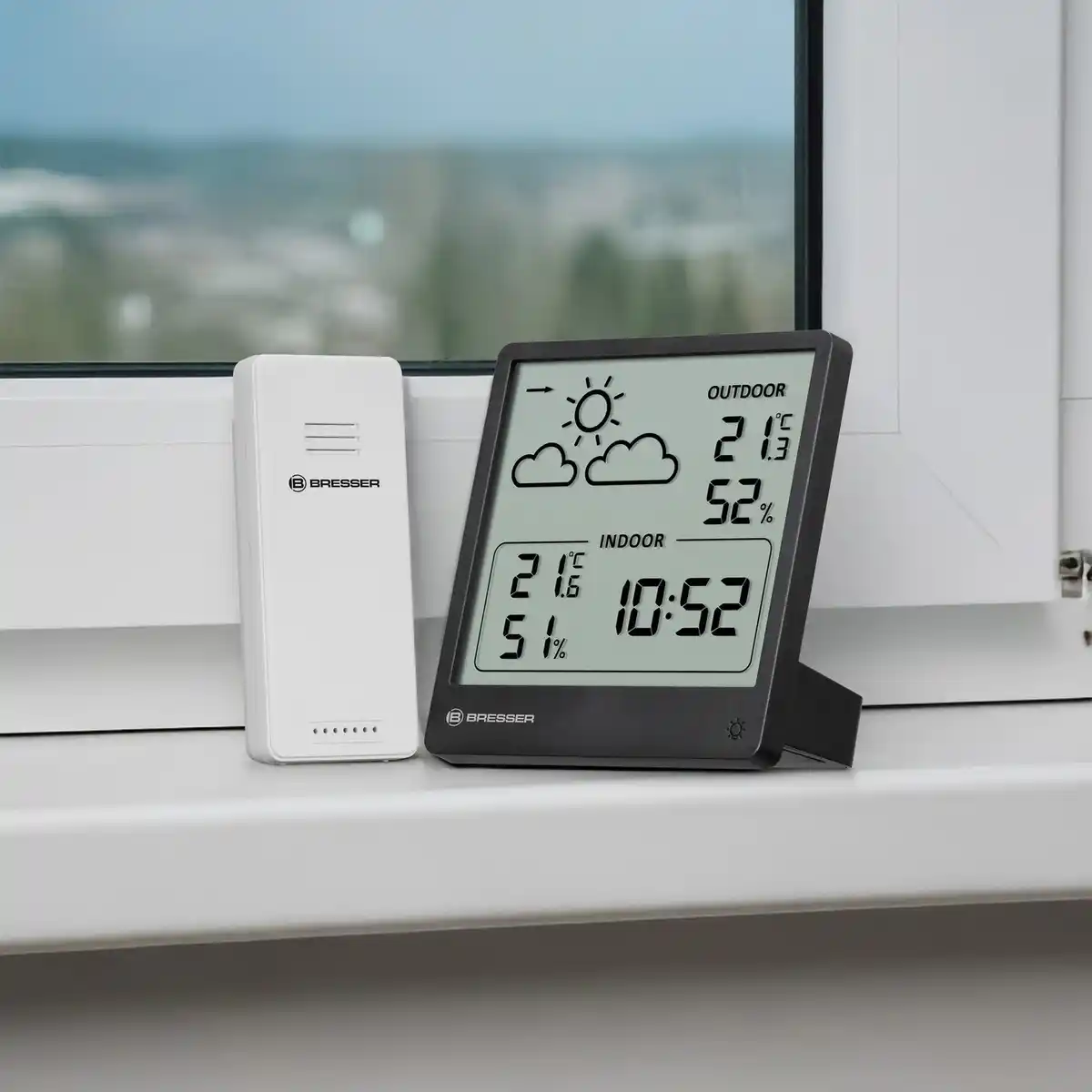 Bild 4 von BRESSER Funkwetterstation Slim mit Trendanzeige