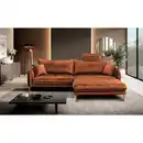 Bild 1 von Mid.you Ecksofa, Rost, Textil, Ottomane rechts, L-Form, 264x196 cm, Made in EU, Liegefunktion, Wohnzimmer, Sofas & Couches, Wohnlandschaften, Ecksofas