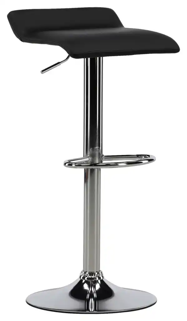 Bild 1 von BARHOCKER-SET JONNA, Schwarz, Silberfarben