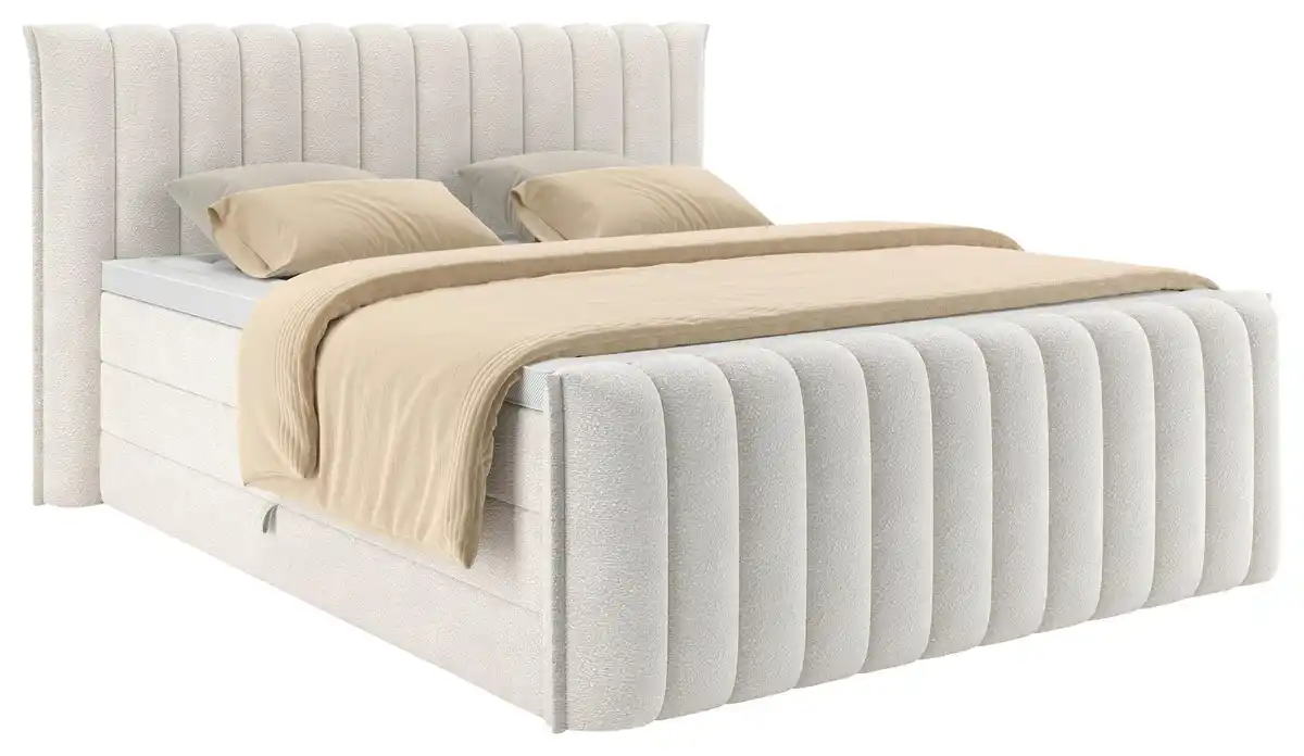 Bild 1 von Boxspringbett Lina Creme ca. 180x200cm, Creme