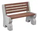 Bild 1 von Dehner Granit-Gartenbank, 2-Sitzer, ca. B114/H75/T52 cm