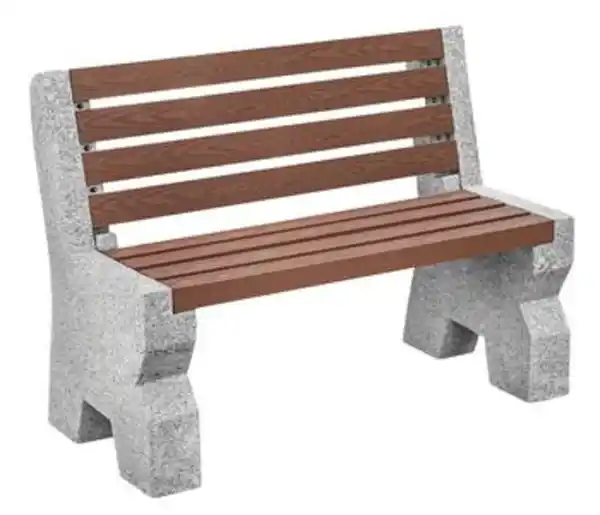 Bild 1 von Dehner Granit-Gartenbank, 2-Sitzer, ca. B114/H75/T52 cm