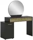 Bild 1 von Schminktisch Prisma ca. 117x138 cm Schwarz/Gold, Schwarz, Goldfarben