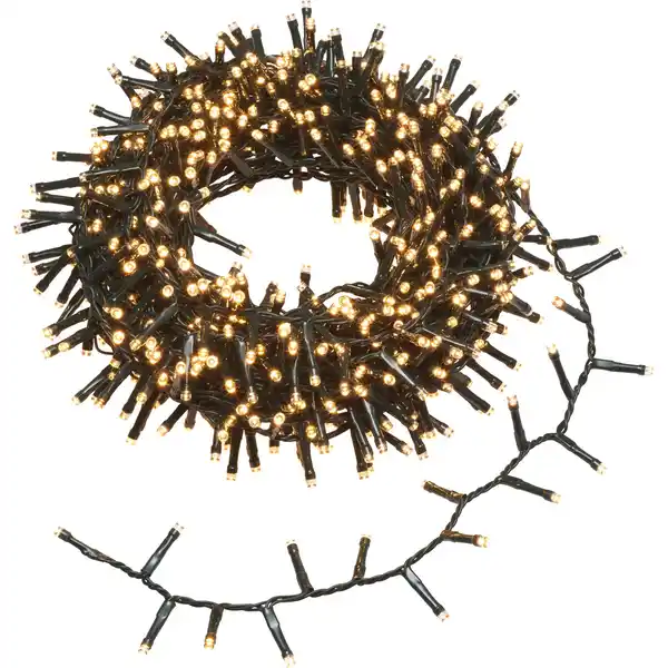 Bild 1 von LED-Lichterkette Außen 700 LEDs Warmweiß 17 m