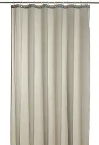 Duschvorhang Uni in Taupe ca. 180x200cm, Taupe