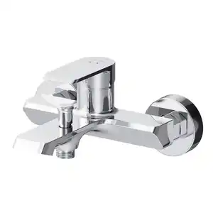 AM.PM Einhebel-Wannenarmatur / Brausearmatur, Wasserhahn Bad, Wannenbatterie FNA10000 Flash Aufputz Chrom