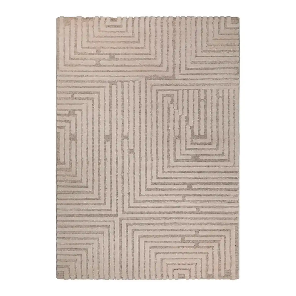 Bild 1 von Novel Webteppich Hillmar, Creme, Textil, geometrisch, rechteckig, 120x170 cm, für Fußbodenheizung geeignet, in verschiedenen Größen erhältlich, pflegeleicht, Teppiche & Böden, Teppiche, Webtepp