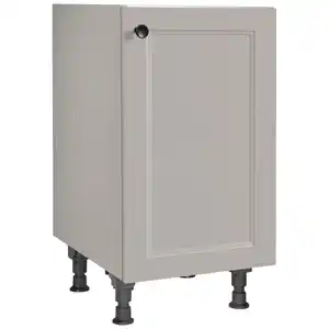 Nobilia Spülenunterschrank Cascada, Grau, Metall, einzeln stellbar, 45x87x56 cm, Blauer Engel, Pefc, Goldenes M, Made in Germany, DGM-Klimapakt, Zusatzausstattung erhältlich, Küchen, Küchenmöbel