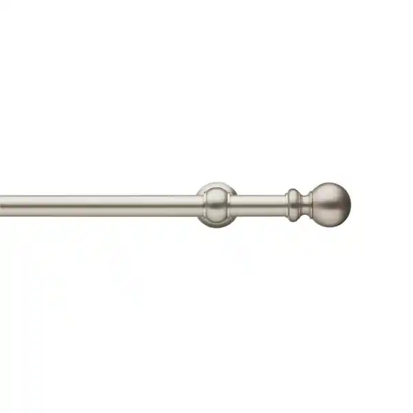 Bild 1 von Vorhangstange, Nickel, Metall, 170 cm, Wohntextilien, Gardinen & Vorhänge, Gardinen-Stangen