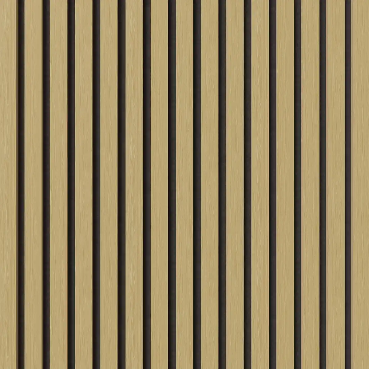 Bild 4 von Akustikpaneel Wandverkleidung Eiche MDF Natur Akustikfilz Schwarz 119,8 cm