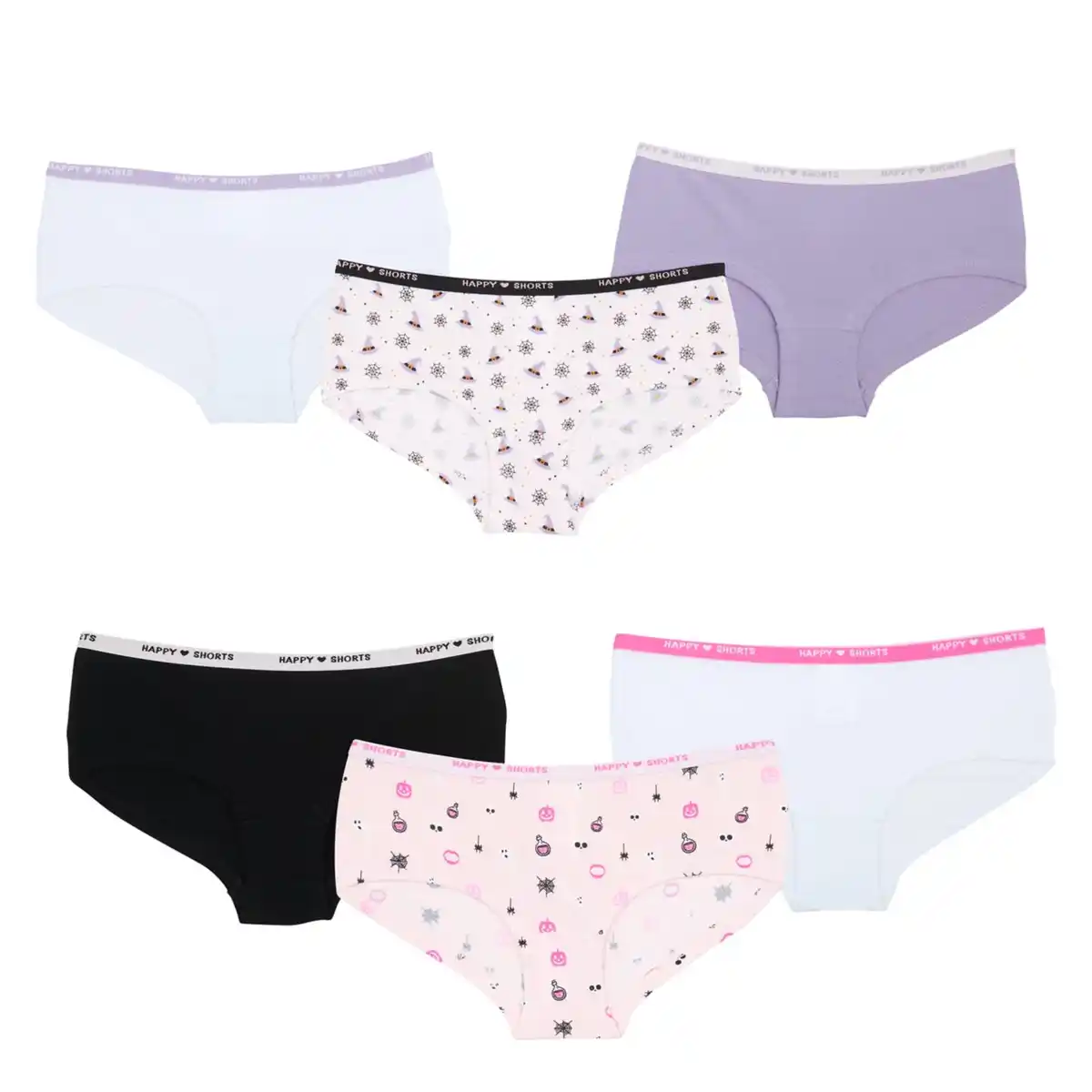 Bild 1 von HAPPY SHORTS Mädchen-Hipster, 3-St.-Packg.