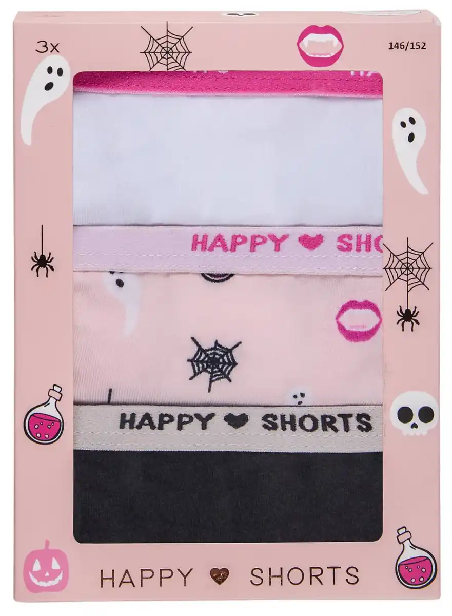 Bild 4 von HAPPY SHORTS Mädchen-Hipster, 3-St.-Packg.