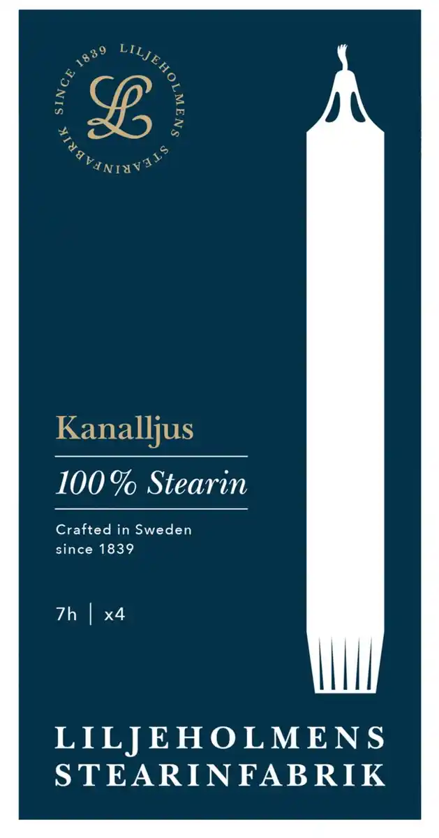 Bild 3 von LILJEHOLMENS Stabkerzen »Kanalljus«, 4-St.-Packg.