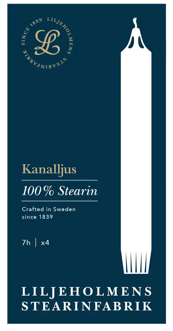 Bild 3 von LILJEHOLMENS Stabkerzen »Kanalljus«, 4-St.-Packg.