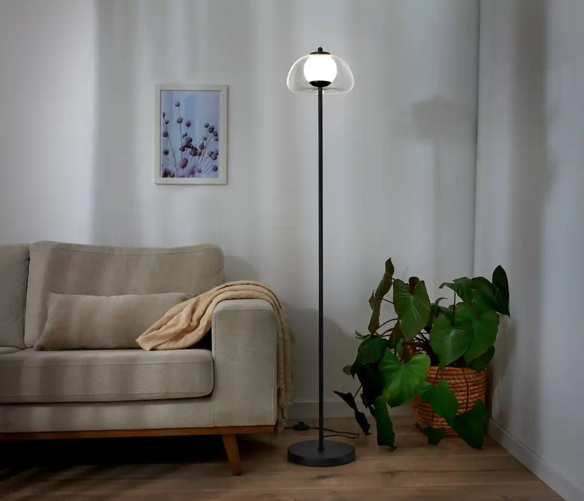 Bild 2 von LIV&BO® LED-Stehleuchte mit Transparentglas